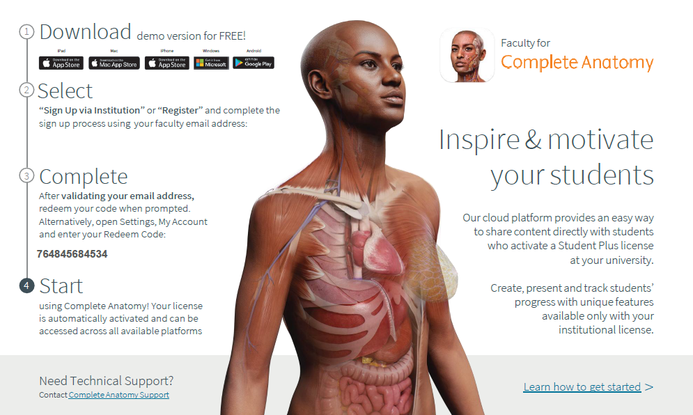 Complete Anatomy Platformu Deneme Erişimine Açıldı!