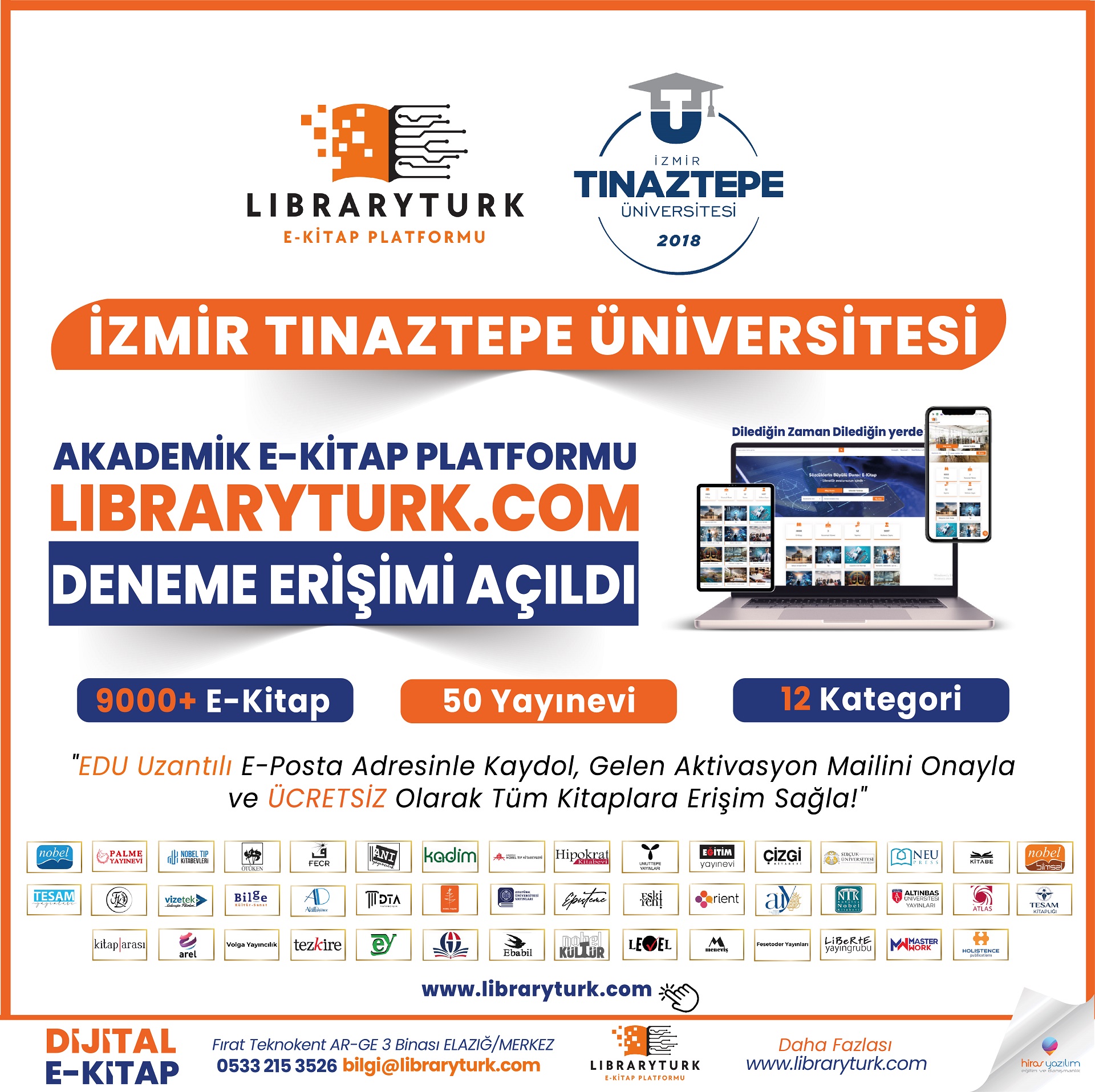 LIBRARYTURK DENEME ERİŞİMİ